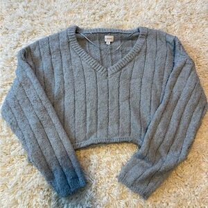 PacSun Gray V-Neck Sweater